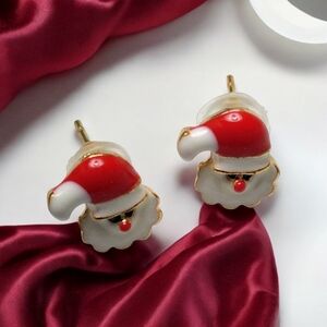 Festive Santa Claus Earrings